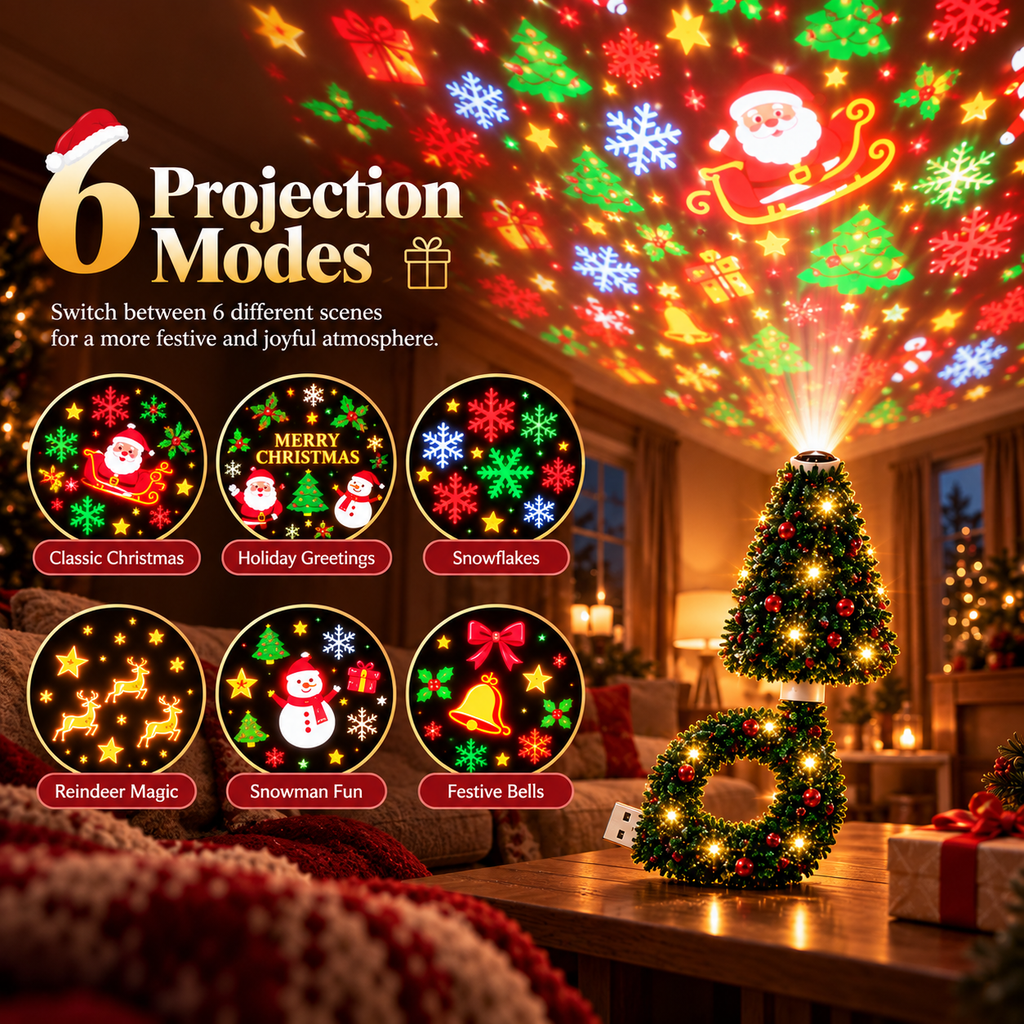 Oddmerry MerryGlow Christmas Projector Light
